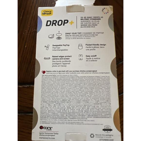 OtterBox Symmetry Otter+POP Clear Case for iPhone 2020 Small New - Picture 2 of 2